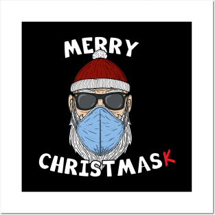 Merry Christmask - Covid Christmas Posters and Art